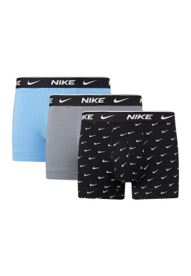 Nike Боксерки с лого - 3 чифта - Черен/Сив/Светлосин - Pepit.bg