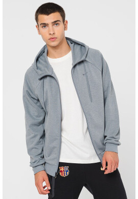 Nike Фитнес худи с Dri Fit - Въглен сиво - Pepit.bg
