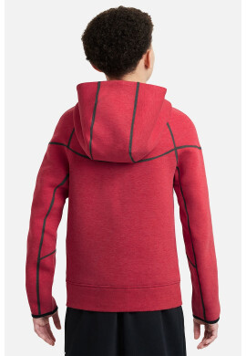 Nike Детски суичър Tech Flc Fz FD3285672 - - Червен/Черен - Pepit.bg