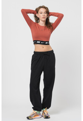 Nike Къса блуза с лого - Pepit.bg