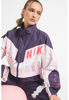 Nike Късо уголемено яке - Бял/Пастелнорозов/Аметист - Pepit.bg