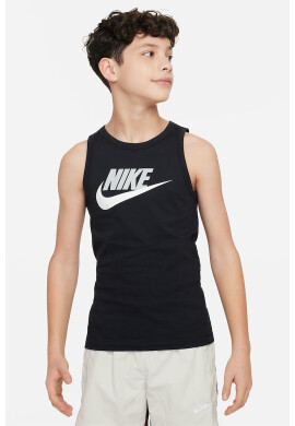 Nike Памучен топ с лого - Pepit.bg