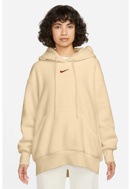 Nike Плюшено худи с лого - Pepit.bg