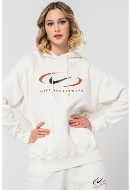 Nike Уголемено худи с джоб кенгуру - Pepit.bg
