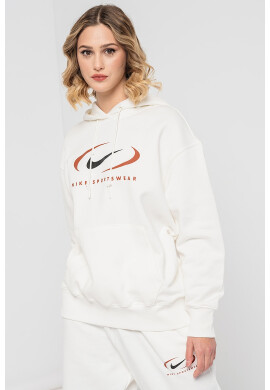 Nike Уголемено худи с джоб кенгуру - Pepit.bg