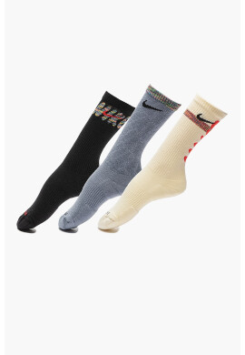 Nike Унисекс дълги чорапи Everyday Cush - 3 чифта - Pepit.bg