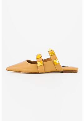 NINE WEST Кожено сабо Dua с капси - Pepit.bg