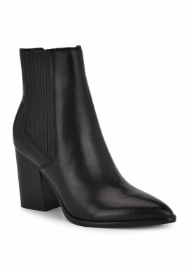 NINE WEST Остри боти Cleeo - Черен - Pepit.bg