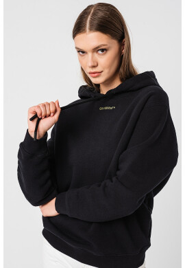 OFF-WHITE Худи с лого на гърба - Pepit.bg