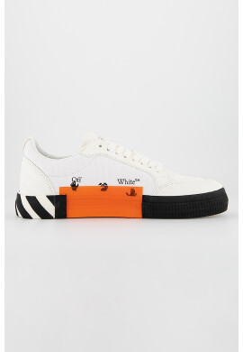 OFF-WHITE Кецове с еко велур - Pepit.bg