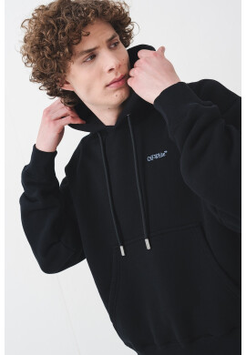 OFF-WHITE Худи с джоб кенгуру - Pepit.bg