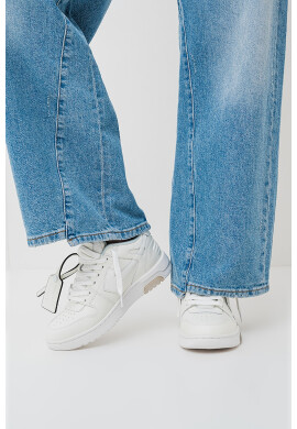 OFF-WHITE Кожени сортни обувки с текстил - Pepit.bg