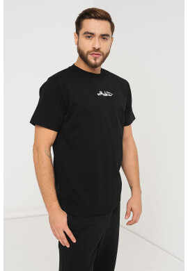OFF-WHITE Тениска Script с овално деколте - Pepit.bg