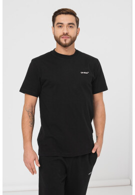 OFF-WHITE Вталена тениска Chain - Pepit.bg