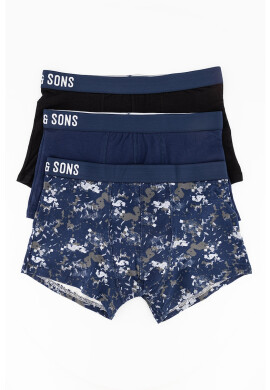 Only & Sons Десенирани боксерки - 3 чифта - Pepit.bg