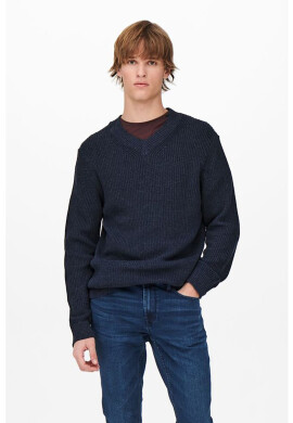 Only & Sons Пуловер Junio с шпиц деколте - Pepit.bg