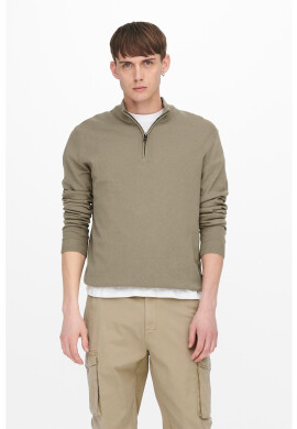 Only & Sons Пуловер с къс цип - Pepit.bg