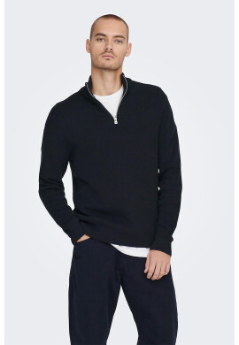 Only & Sons Пуловер с къс цип - Pepit.bg