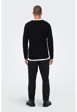 Only & Sons Пуловер с релеф - Pepit.bg