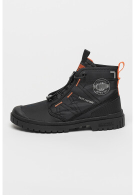 Palladium Текстилни кецове - Черен/Мандарина - Pepit.bg