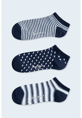 Pepe Jeans London Чорапи с райе - 3 чифта - Pepit.bg