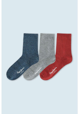 Pepe Jeans London Къси чорапи с лого - 3 чифта - Pepit.bg