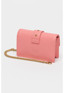 Pinko Кожена чанта Love One Micro с капаче - Pepit.bg