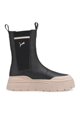 Puma Кожени боти Mayze Stack Chelsea с равна платформа - Pepit.bg