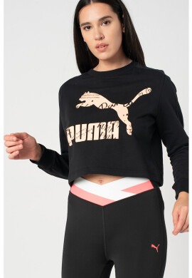 Puma Къс суитшърт Classics с лого - Pepit.bg
