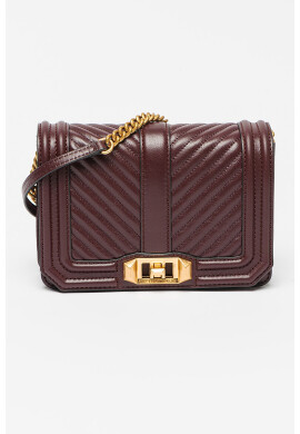 Rebecca Minkoff Кожена чанта Chevron с капаче - Pepit.bg