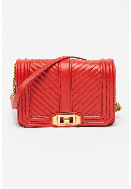 Rebecca Minkoff Кожена чанта Chevron с капаче - Pepit.bg