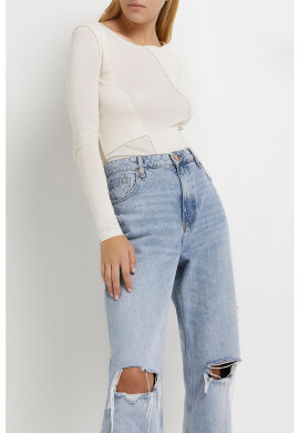 RIVER ISLAND Блуза с рипс - Pepit.bg