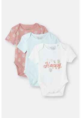 RIVER ISLAND Памучно боди - 3 броя - Pepit.bg