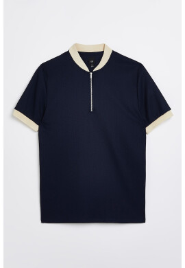 RIVER ISLAND Тениска с къс цип - Pepit.bg