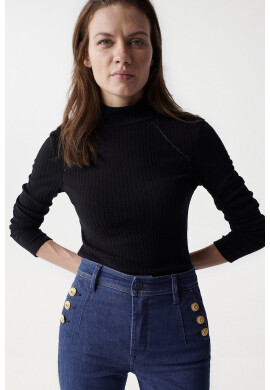 Salsa Jeans Блуза с рипс - Pepit.bg