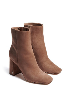 Sam Edelman Велурени боти Codie с квадратен връх - Pepit.bg