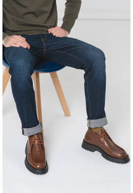 Scotch  Soda Дънки с прав крачол - Тъмносин - Pepit.bg