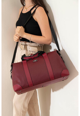 SilverPolo Чанта duffle с текстуриран вид - Pepit.bg