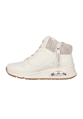 Skechers Боти с текстил - Бял - Pepit.bg