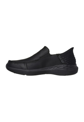 Skechers Кожени мокасини - Черен - Pepit.bg