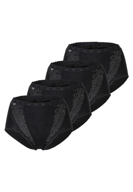 Sloggi Бикини Chic Maxi с дантела - 4 чифта - Черен - Pepit.bg