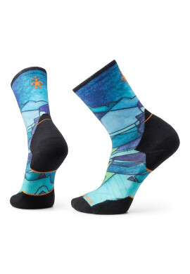 Smartwool Чорапи Athlete за бягане с шарки - Pepit.bg