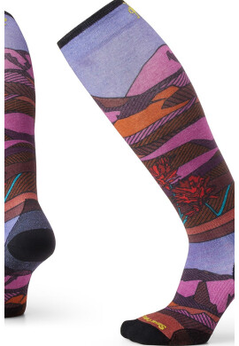 Smartwool Дълги десенирани ски чорапи Zero Cushion S - Pepit.bg