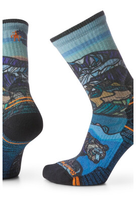 Smartwool Хайкинг чорапи Hike Light Cushion Icy Range с десен - Pepit.bg