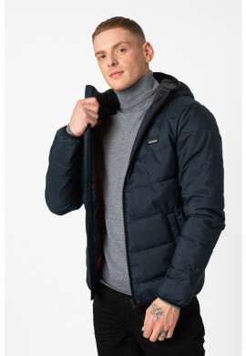 !Solid Подплатено зимно яке Liam с качулка - Pepit.bg