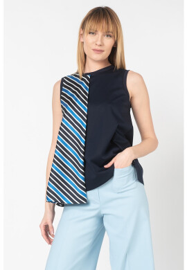 Sportmax Code Блуза с модал и райе - Pepit.bg