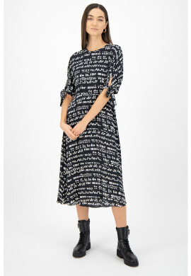 Sportmax Code Миди рокля с надписи - Pepit.bg