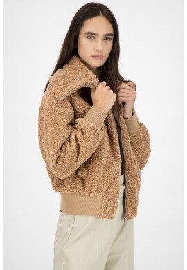 Sportmax Code Пухено яке с голяма яка - Pepit.bg