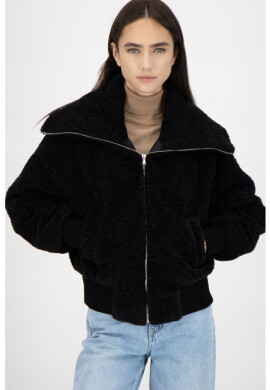 Sportmax Code Пухено яке с голяма яка - Pepit.bg