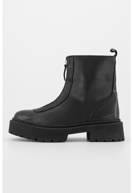 Steve Madden Кожени боти - Черен - Pepit.bg